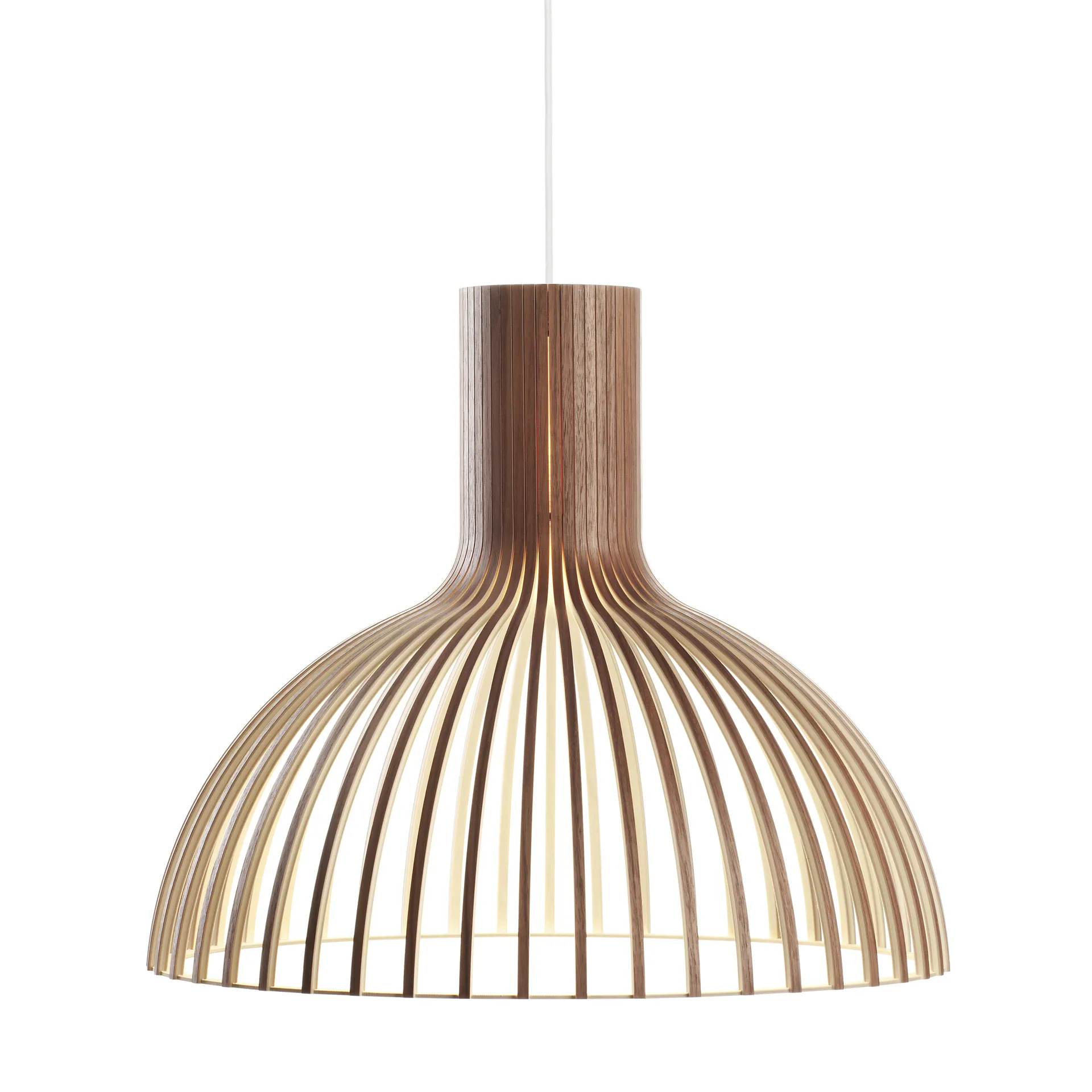 Victo 4250, taklampa, walnut veneer Secto Design