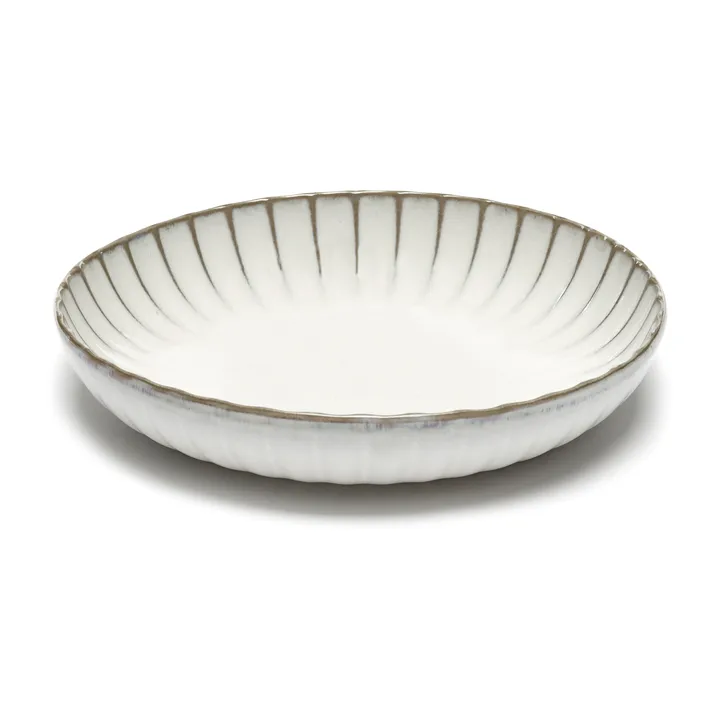Inku hög tallrik M Ø23 cm - White - Serax