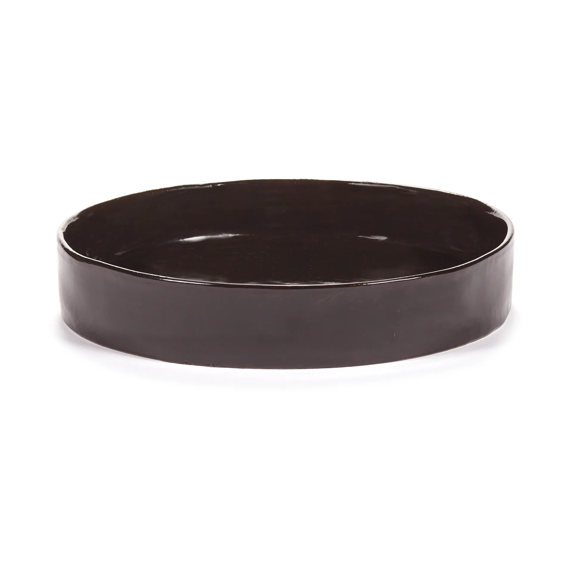 La Mère djup tallrik L Ø25 cm, Dark brown Serax