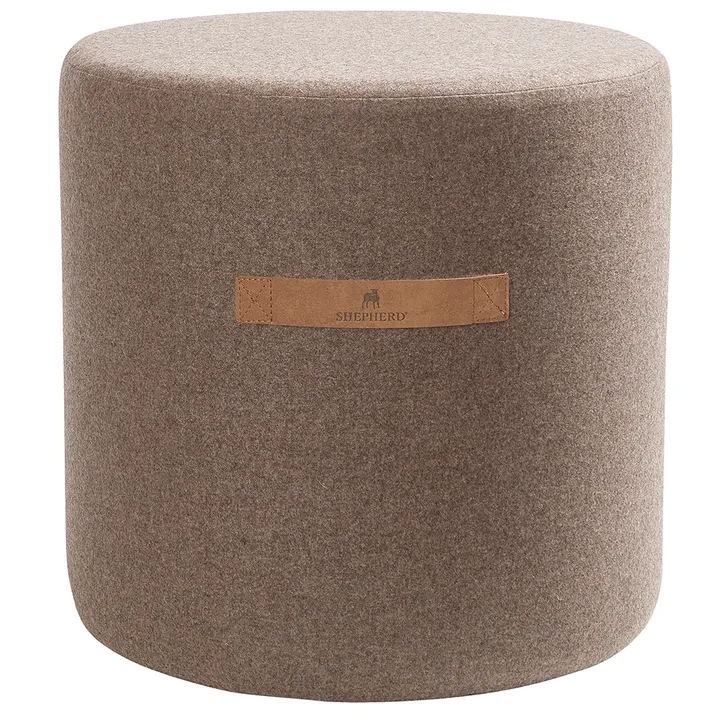 Shepherd puff Sara 40 cm - Cappuccino - Shepherd of Sweden