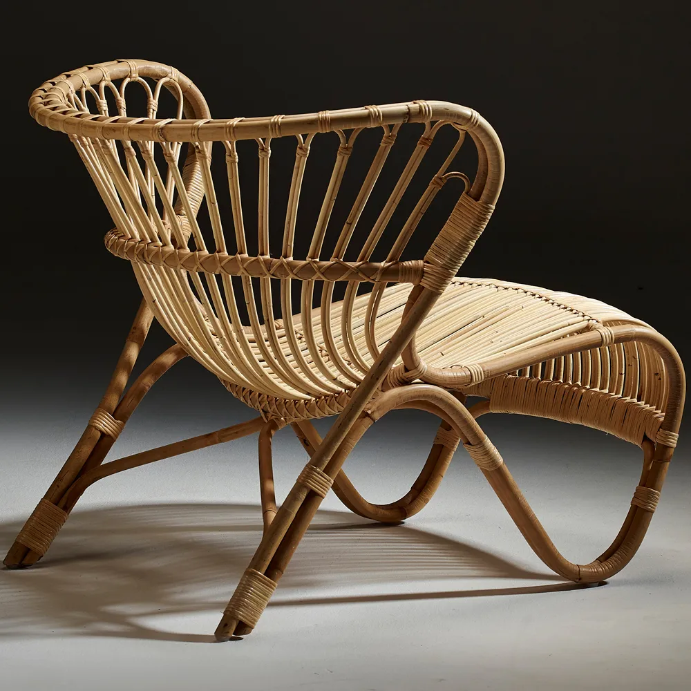 Fox loungefåtölj, natur Sika Design