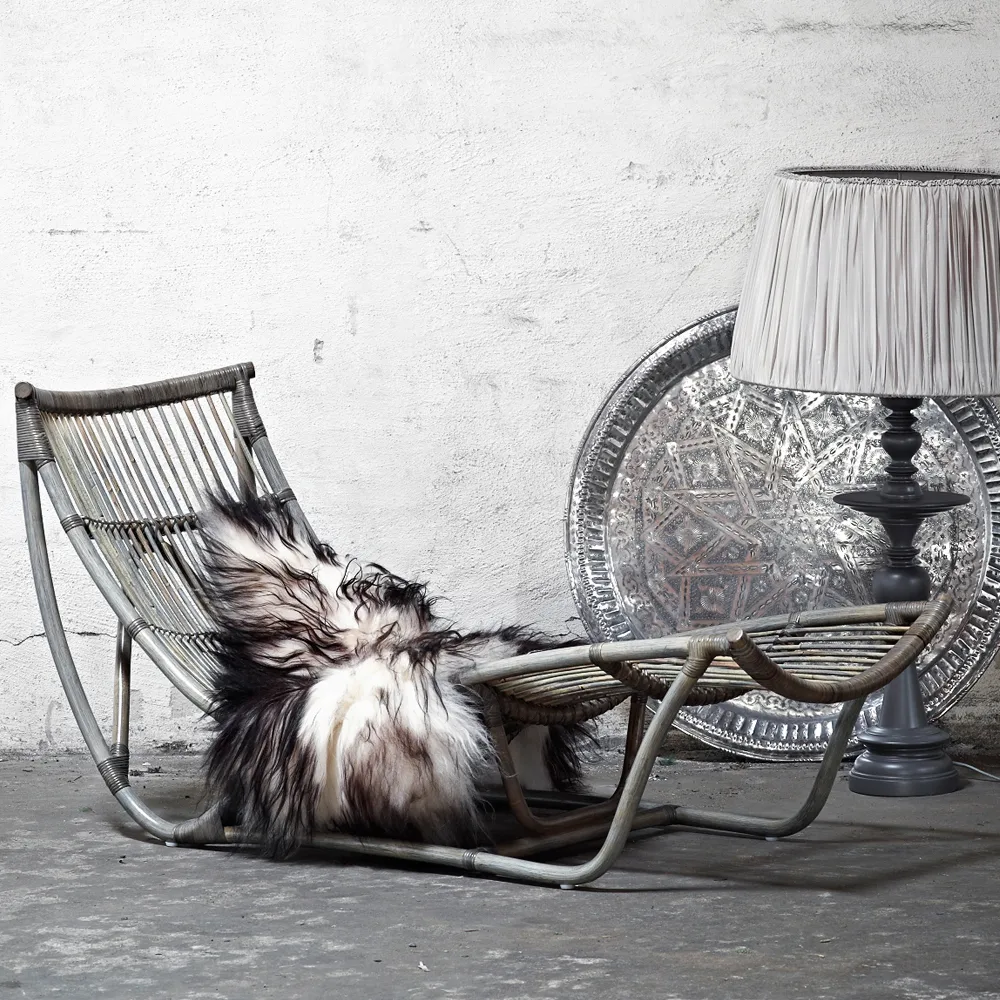 Michelangelo liggfåtölj, natur Sika Design