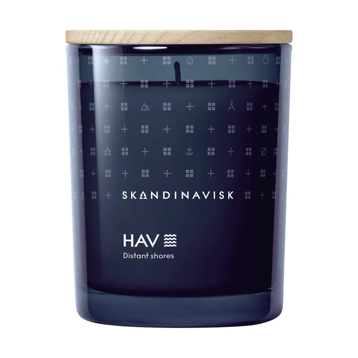 Hav doftljus med lock - 200 g - Skandinavisk