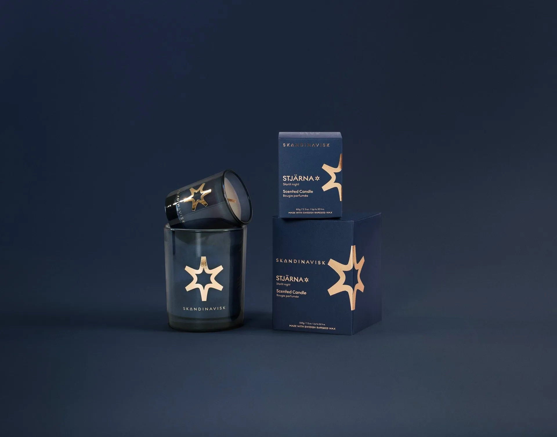 Stjärna Gold Symbol doftljus, 65 g Skandinavisk