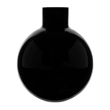 Pallo vas - Svart 31 cm - Skrufs Glasbruk