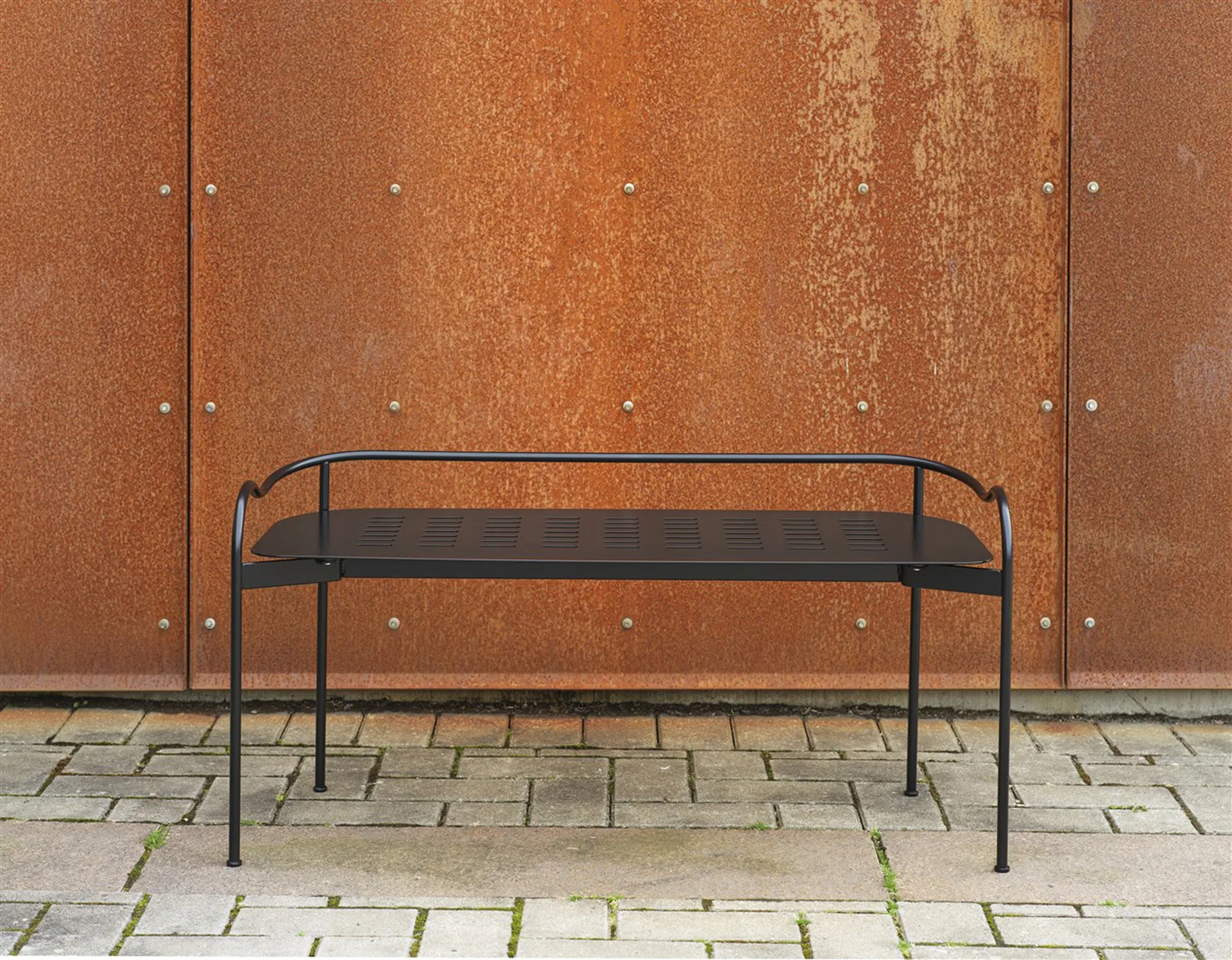 Bubble Outdoor bänk, Svart SMD Design