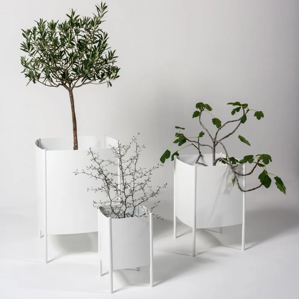 Konvex Pot kruka, Vit, medium Ø34 cm SMD Design