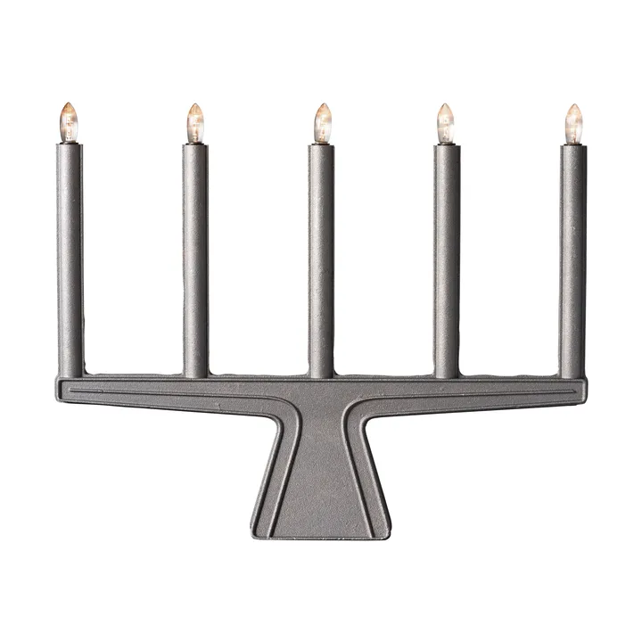 Stella 5 adventsljusstake 41 cm - Aluminium - SMD Design