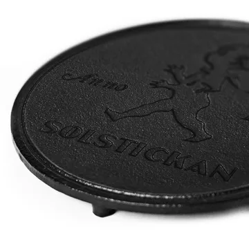 Solstickan grytunderlägg Ø19 cm - Svart - Solstickan Design