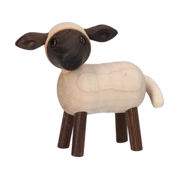Will lamm figur - Beige, 6,6x9xH8,5 cm - Spring Copenhagen