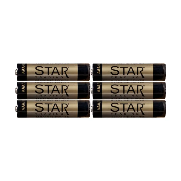 Star Trading batteri 6-pack, AAA Star Trading
