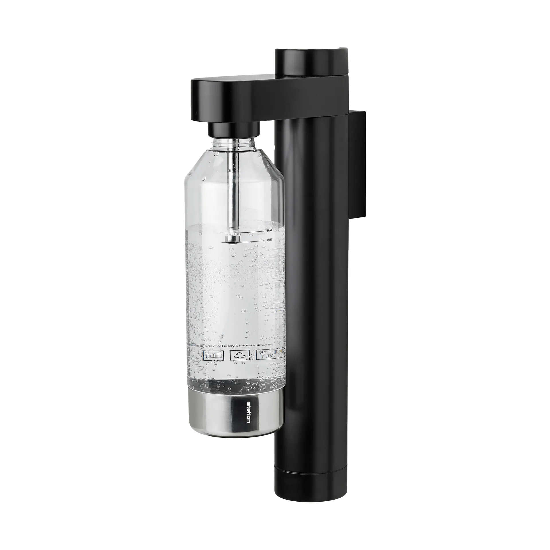 Brus vägghängd kolsyremaskin, Black Stelton