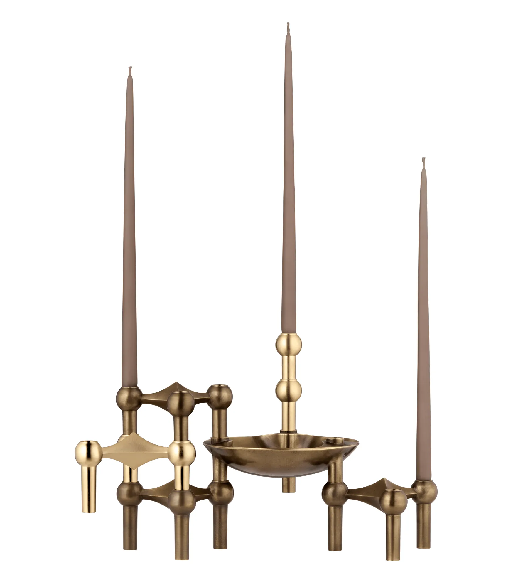 Nagel skål, Bronzed brass STOFF Nagel