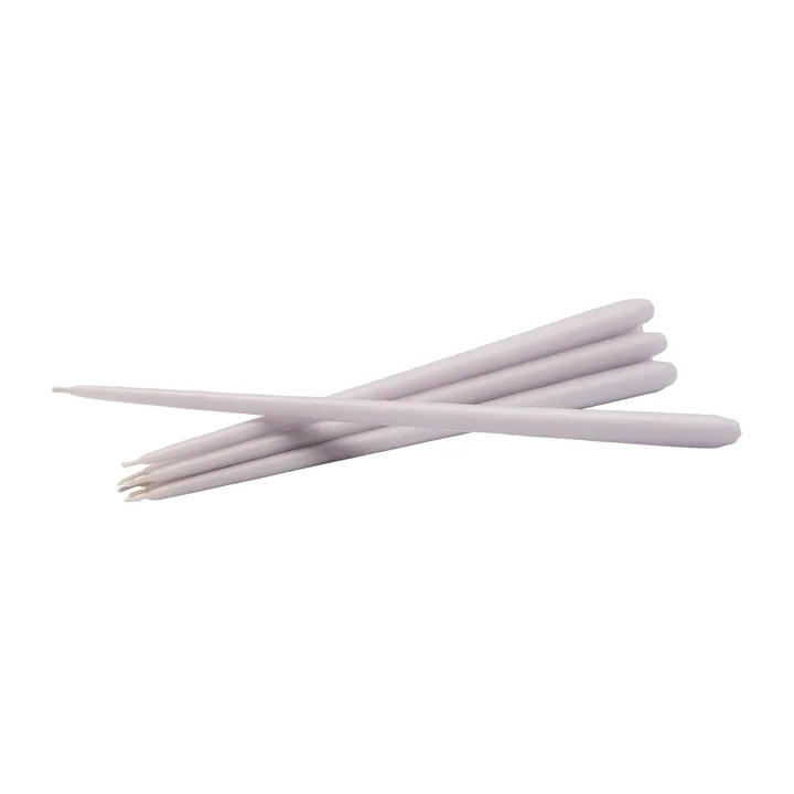 STOFF Nagel antikljus by ester & erik 6-pack - Light lavender - STOFF Nagel
