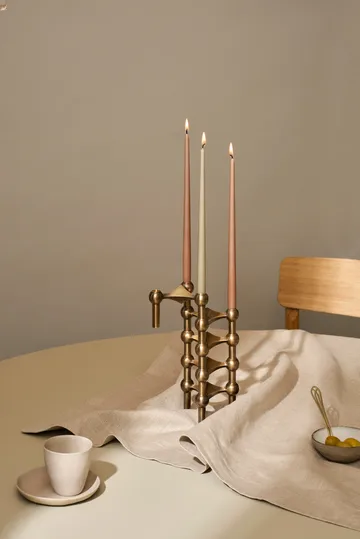 STOFF Nagel ljusstake - Bronzed brass - STOFF Nagel