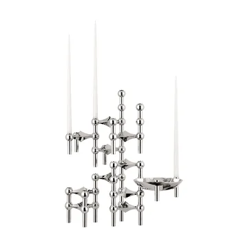 STOFF Nagel ljusstake - krom - STOFF Nagel