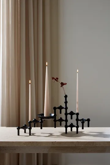 STOFF Nagel ljusstake - matt svart - STOFF Nagel