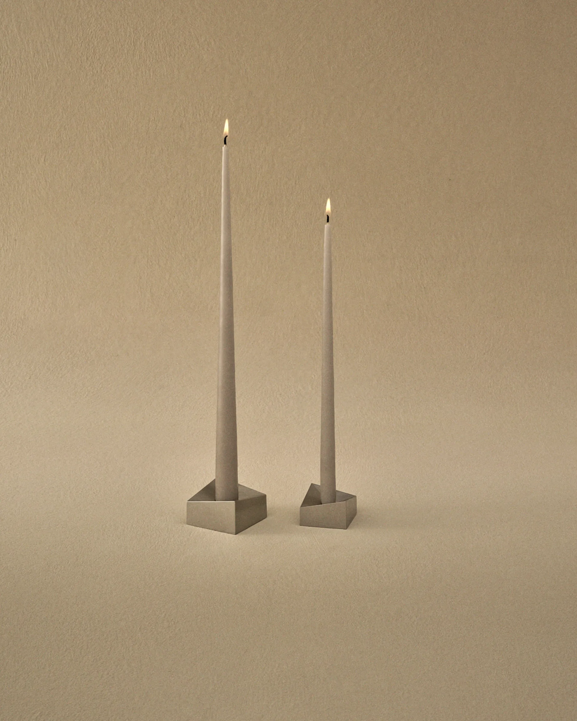 STOFF Nagel reflect ljusstake large 3,2 cm, Borstad krom STOFF Nagel