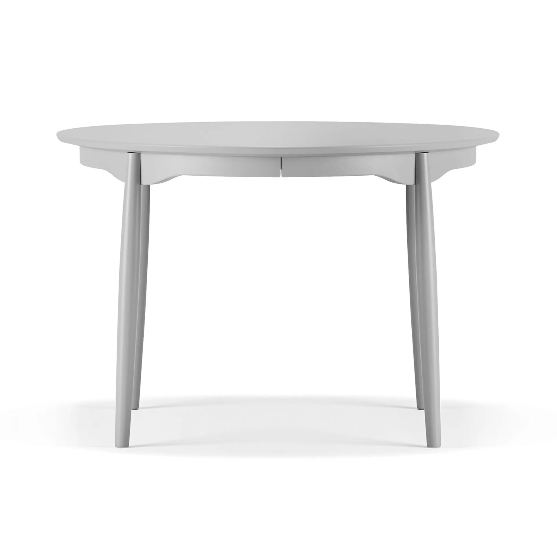 Carl matbord delbart Ø115 cm, Björk ljusgrå 51 Stolab