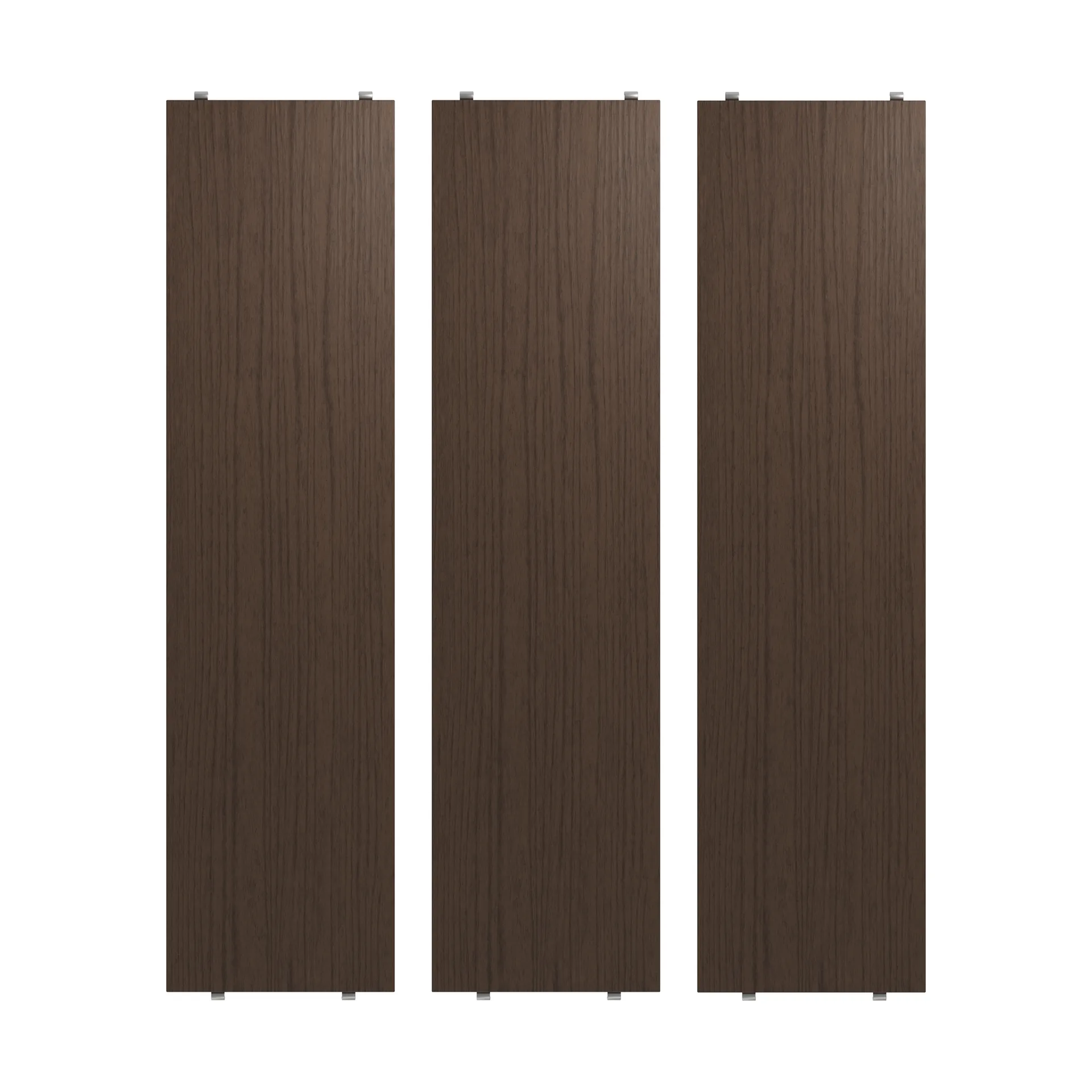 String hyllplan, Mörk ek, 78x20 cm, 3-pack String