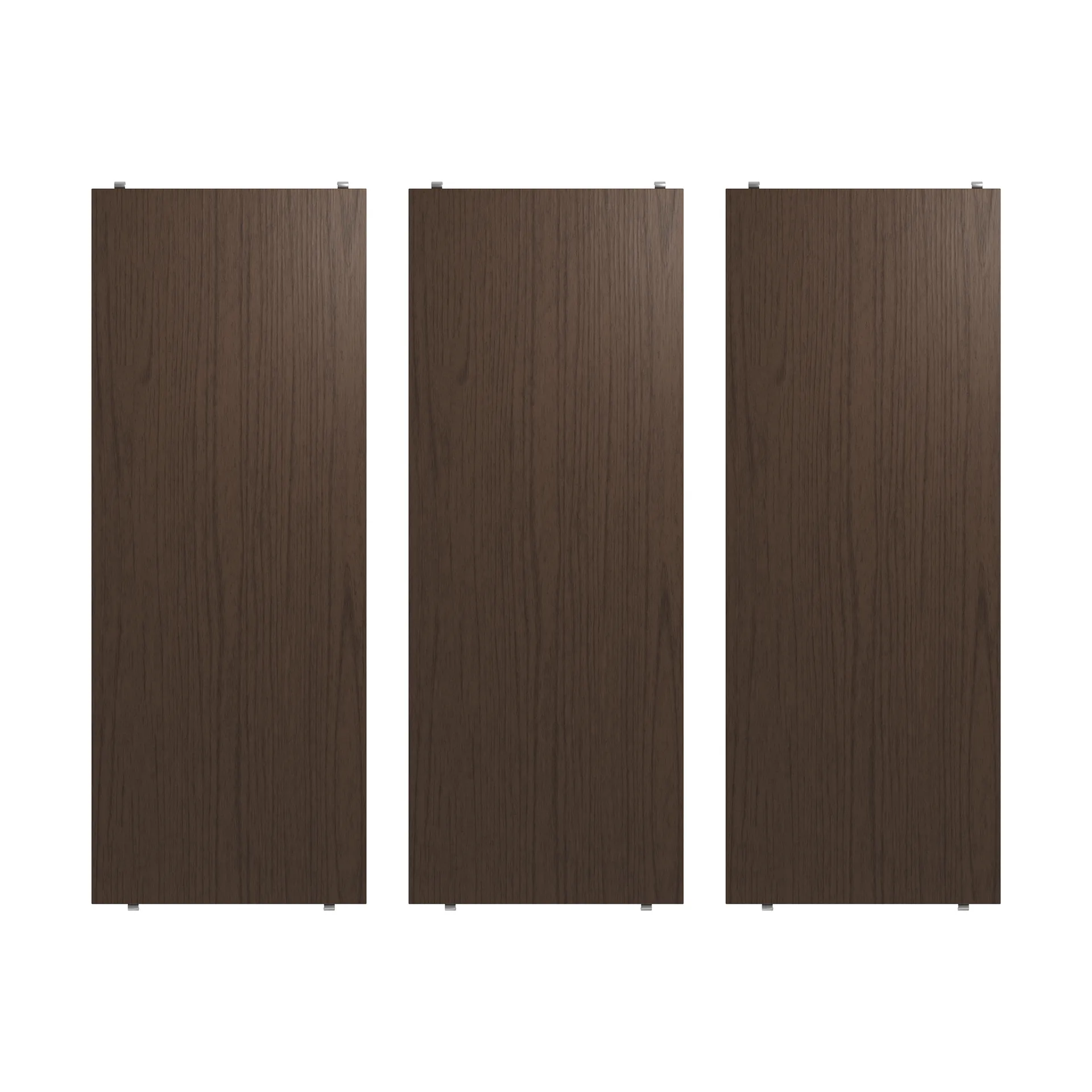 String hyllplan, Mörk ek, 78x30 cm, 3-pack String