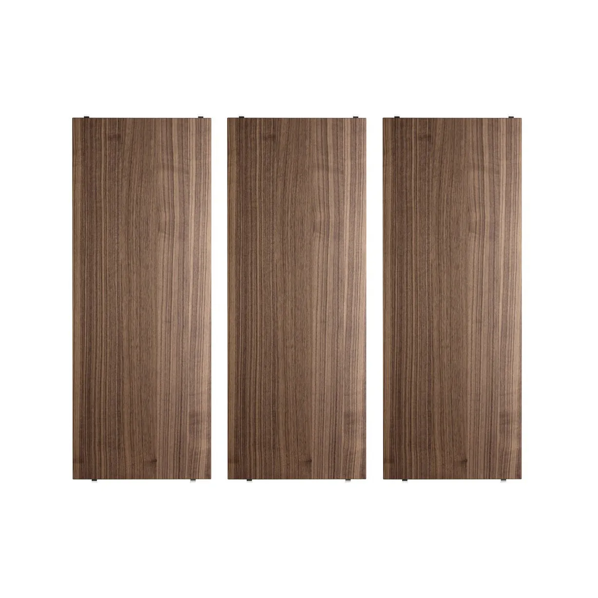 String hyllplan, valnöt, 78x30 cm, 3-pack String
