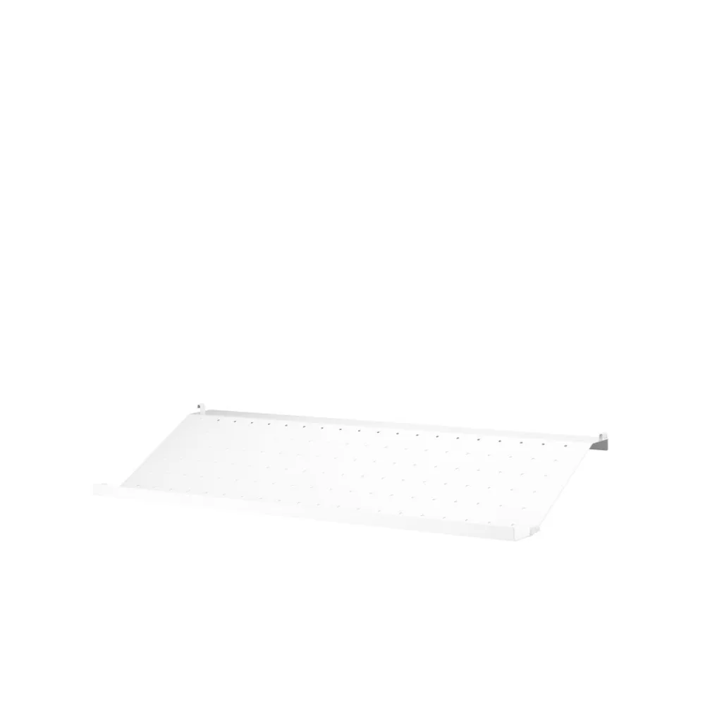 String skohylla metall, vit, 78x30 cm String