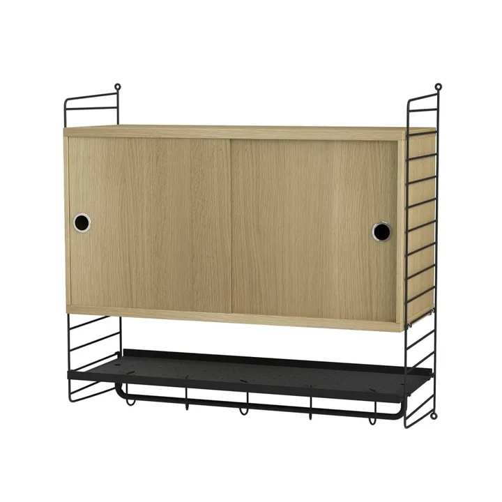 String sovrum ek & svart - Kombination F - String