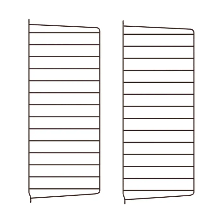 String väggavel - Mörkbrun, 75x30 cm, 2-pack - String