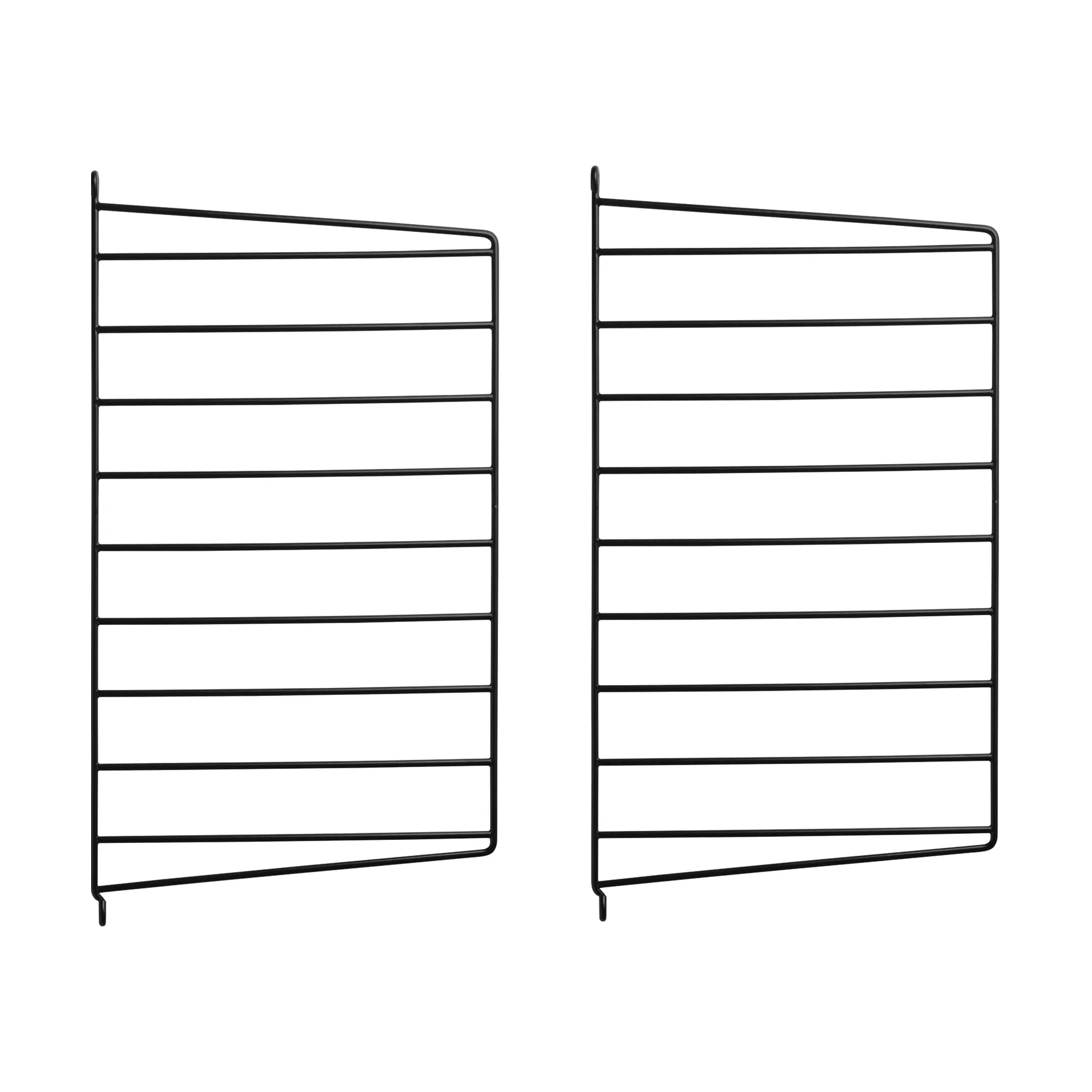 String väggavel, Svart, 50x30 cm, 2-pack String