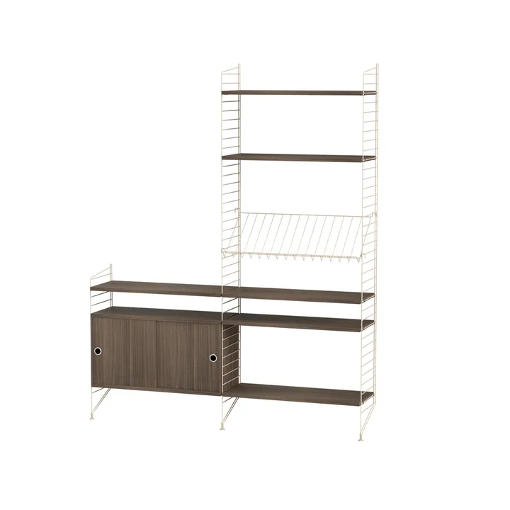 String vardagsrum valnöt & beige - Kombination K - String