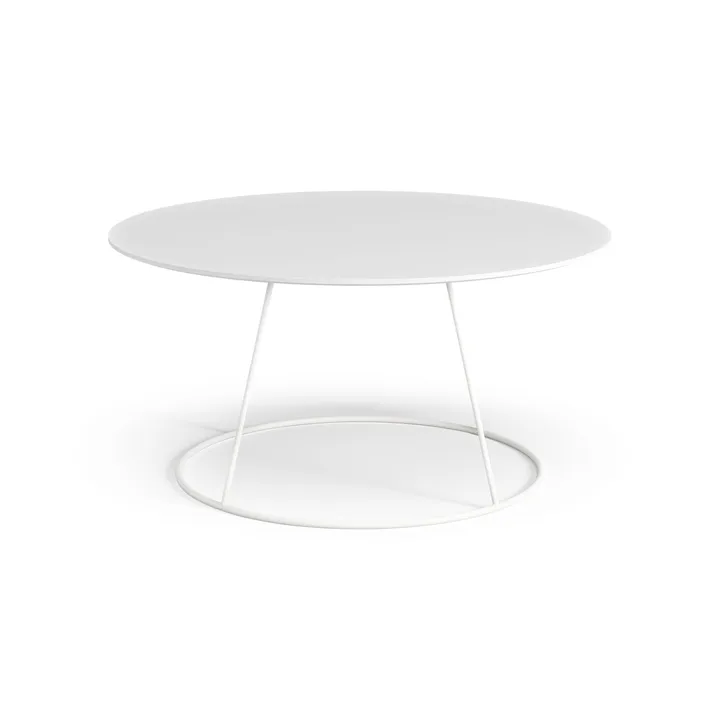 Breeze bord slät skiva Ø80 cm - Vit - Swedese