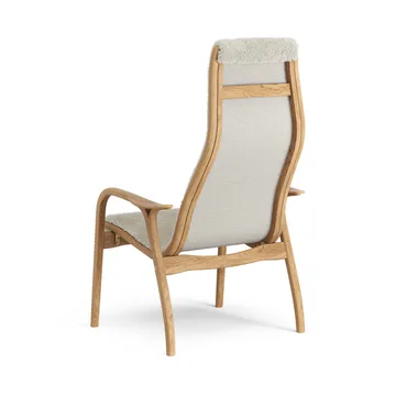 Lamino fåtölj oljad ek/fårskinn - Moonlight (beige) - Swedese