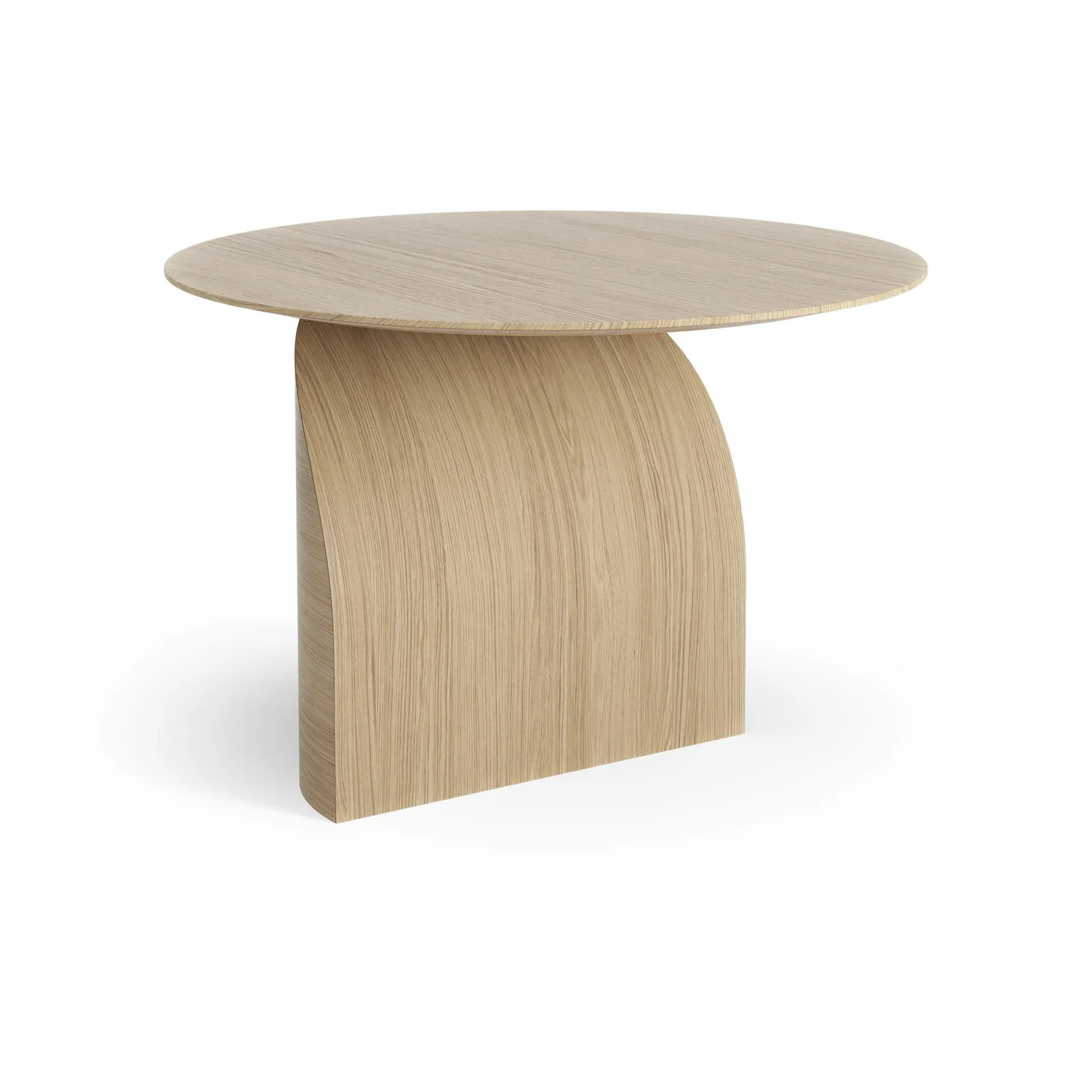Savoa bord H45 cm, Ek lackad Swedese