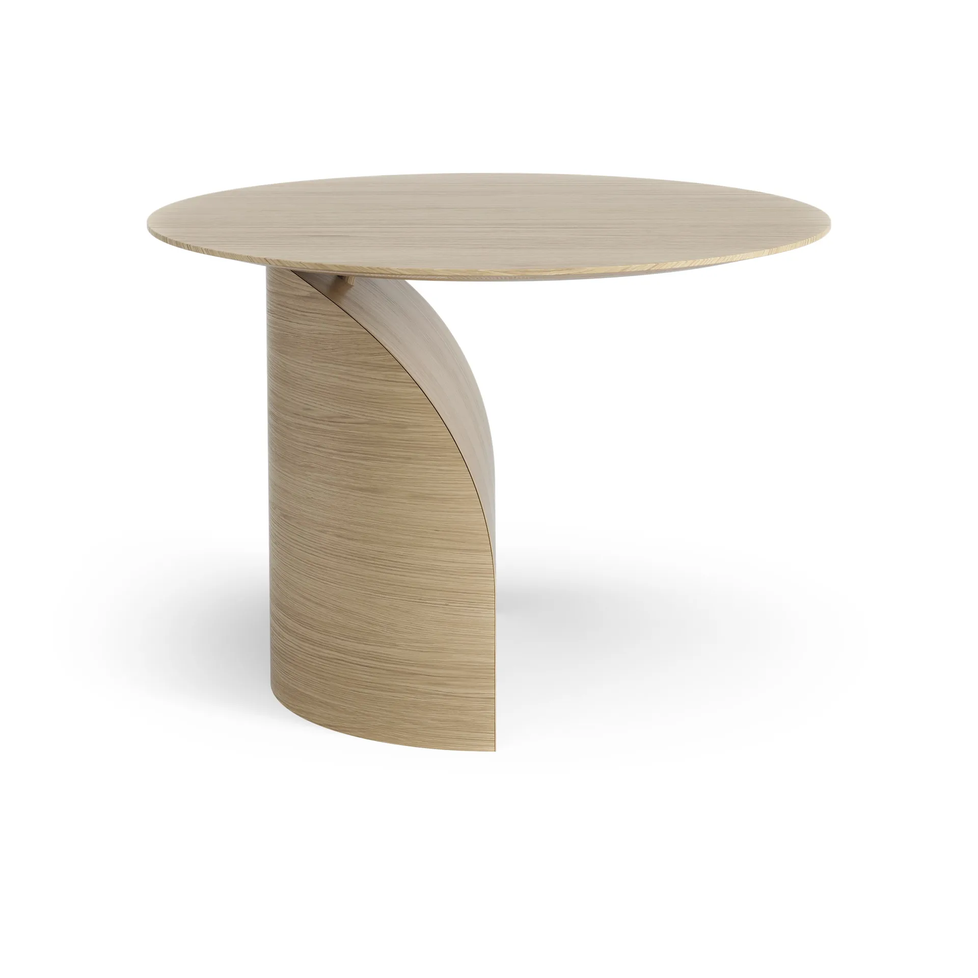 Savoa bord H45 cm, Ek lackad Swedese