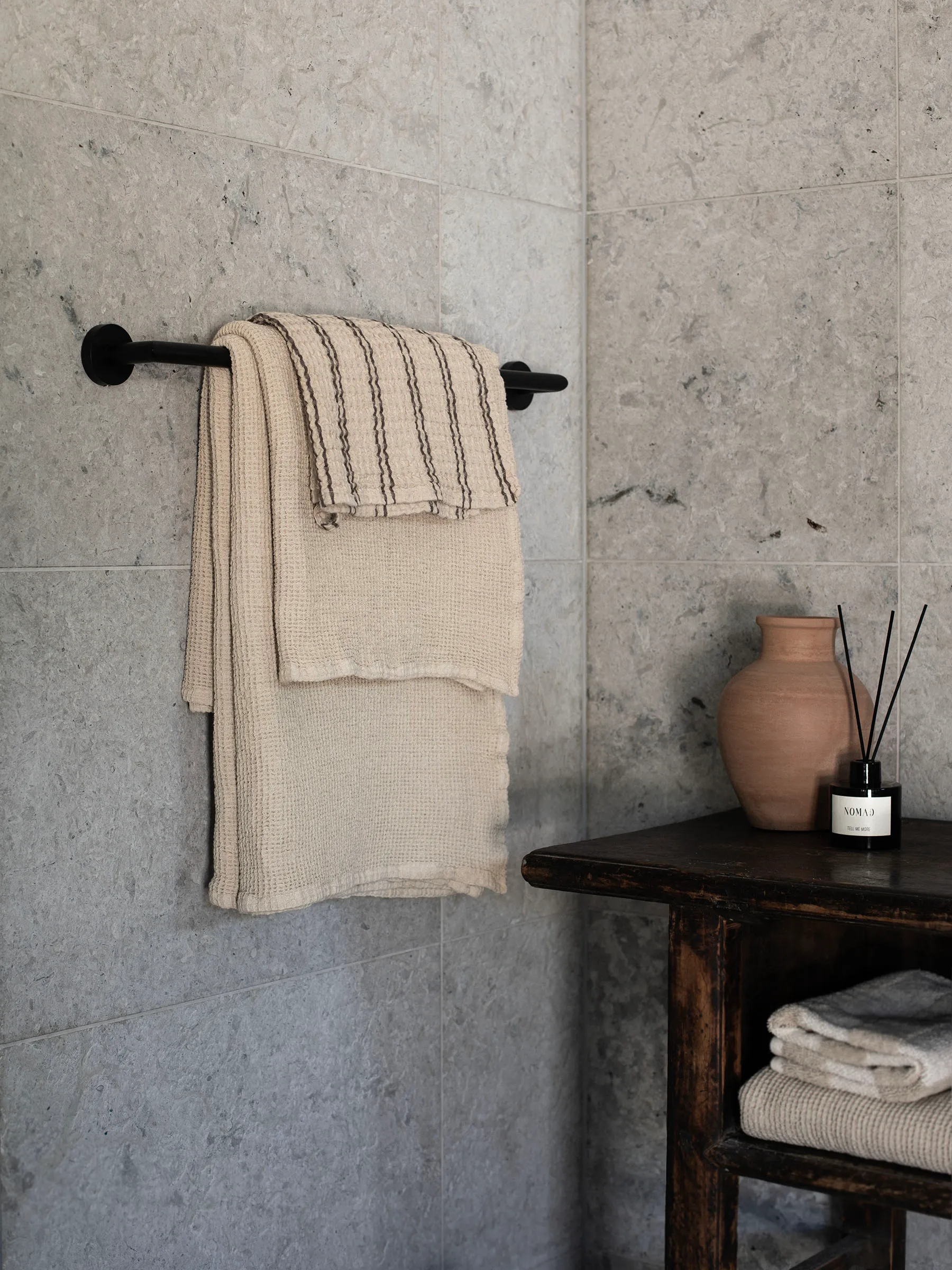 Nella badlakan 70x140 cm, Beige Tell Me More