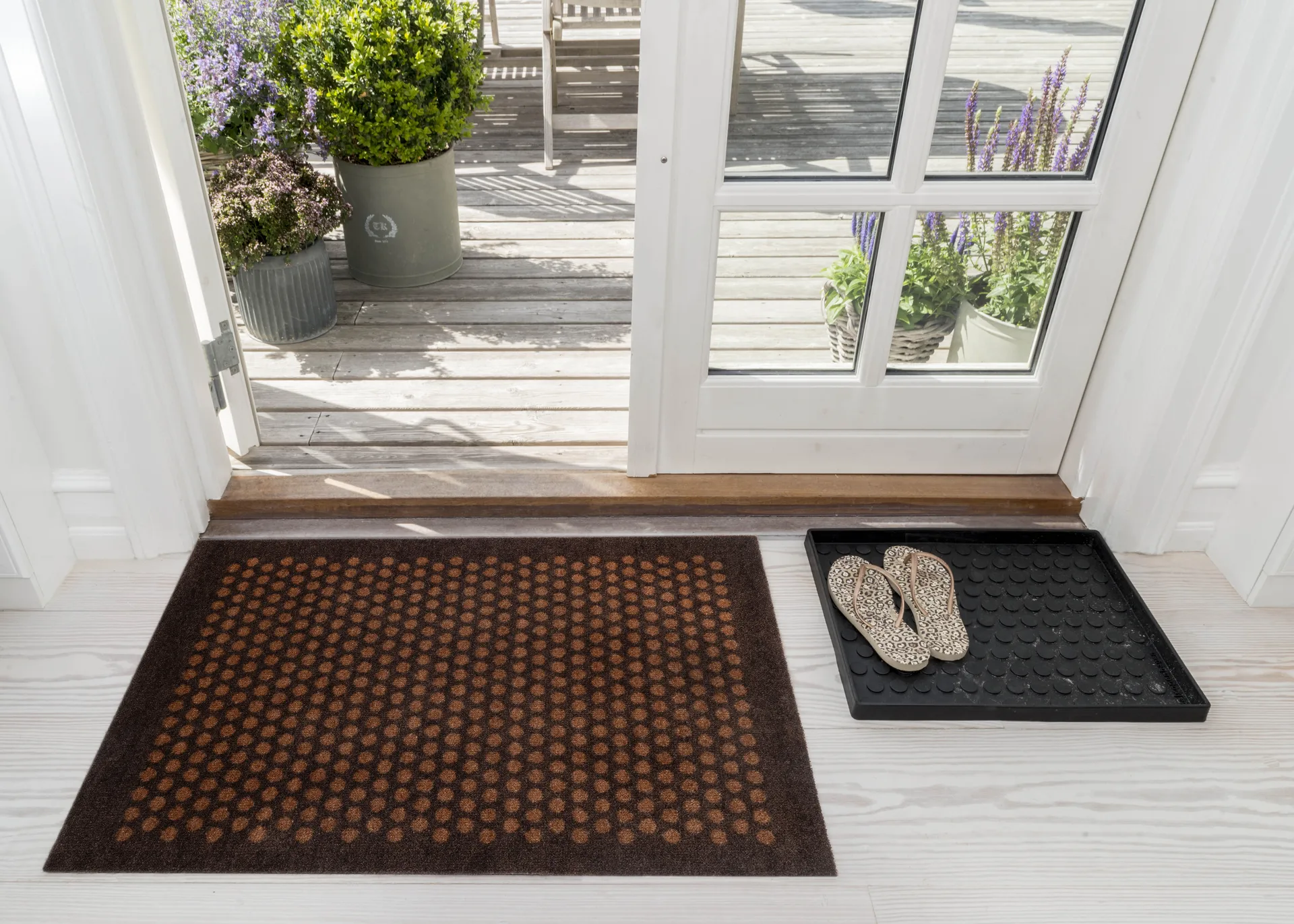 Dot dörrmatta, Cognac-brown, 60x90 cm tica copenhagen