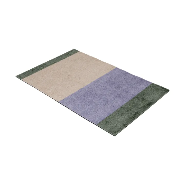 Stripes dörrmatta horisontell - Lilac-ivory-green, 60x90 cm - tica copenhagen