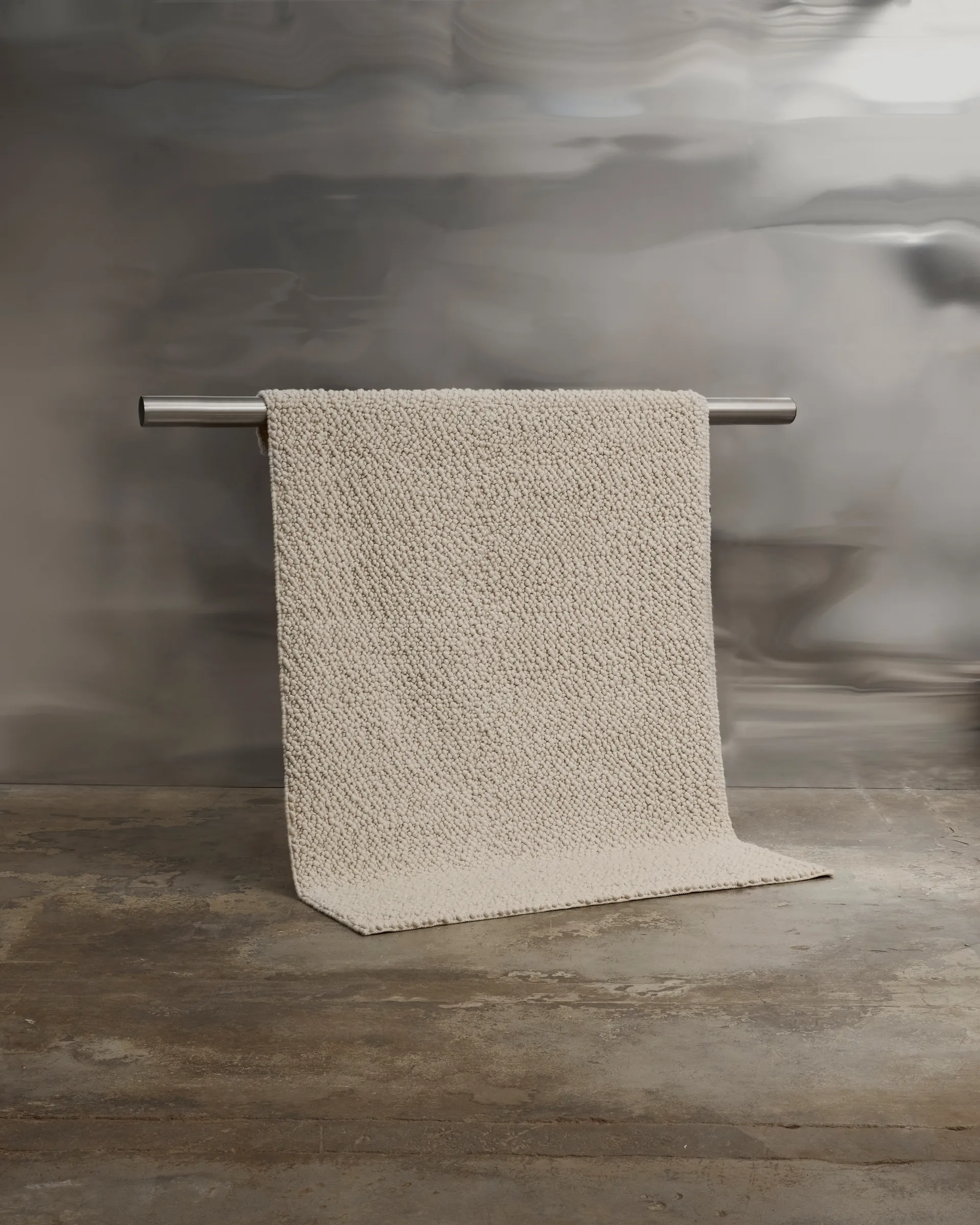 Andersdotter ullmatta 250x350 cm, Beige-off white Tinted