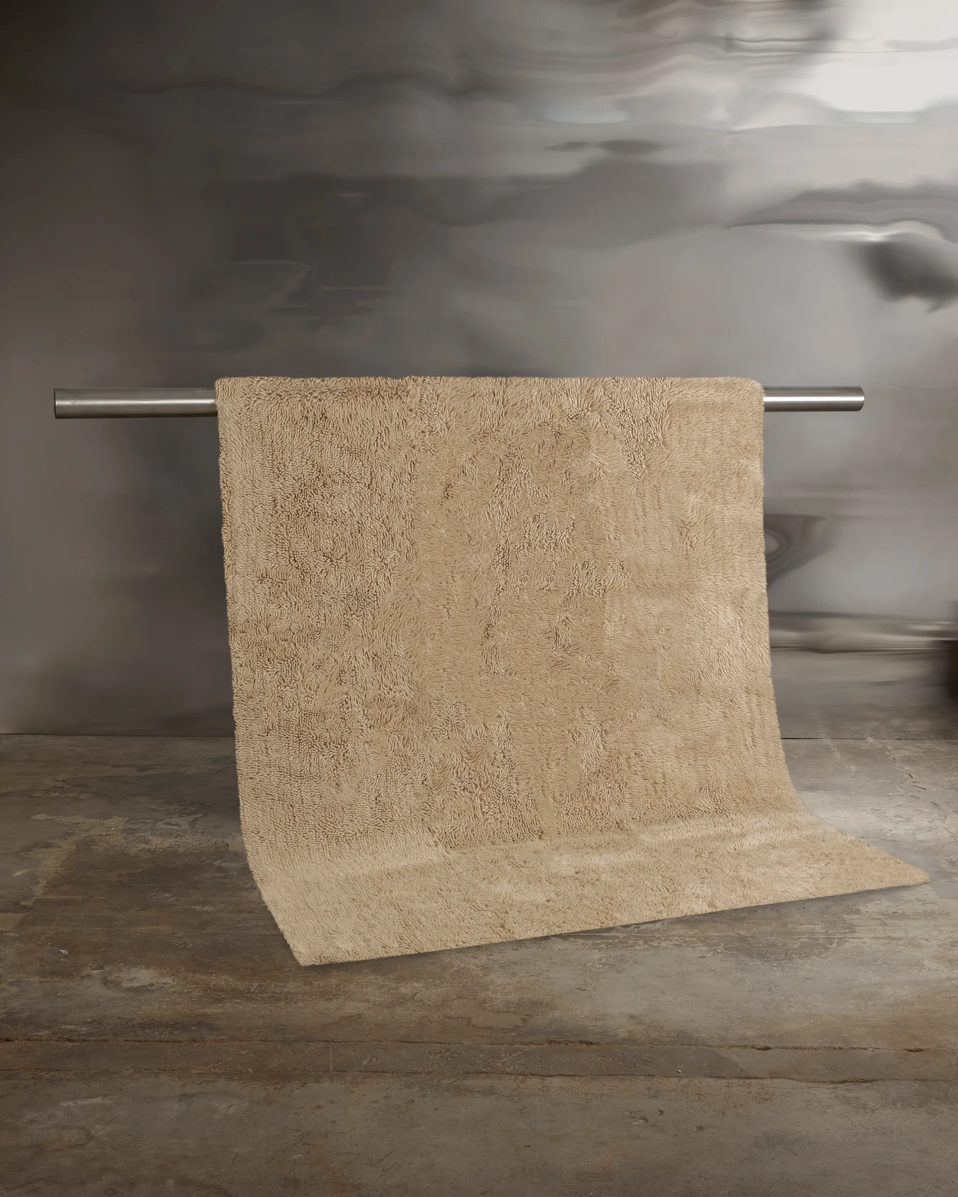 Bergius ullmatta 170x240 cm, Beige Tinted
