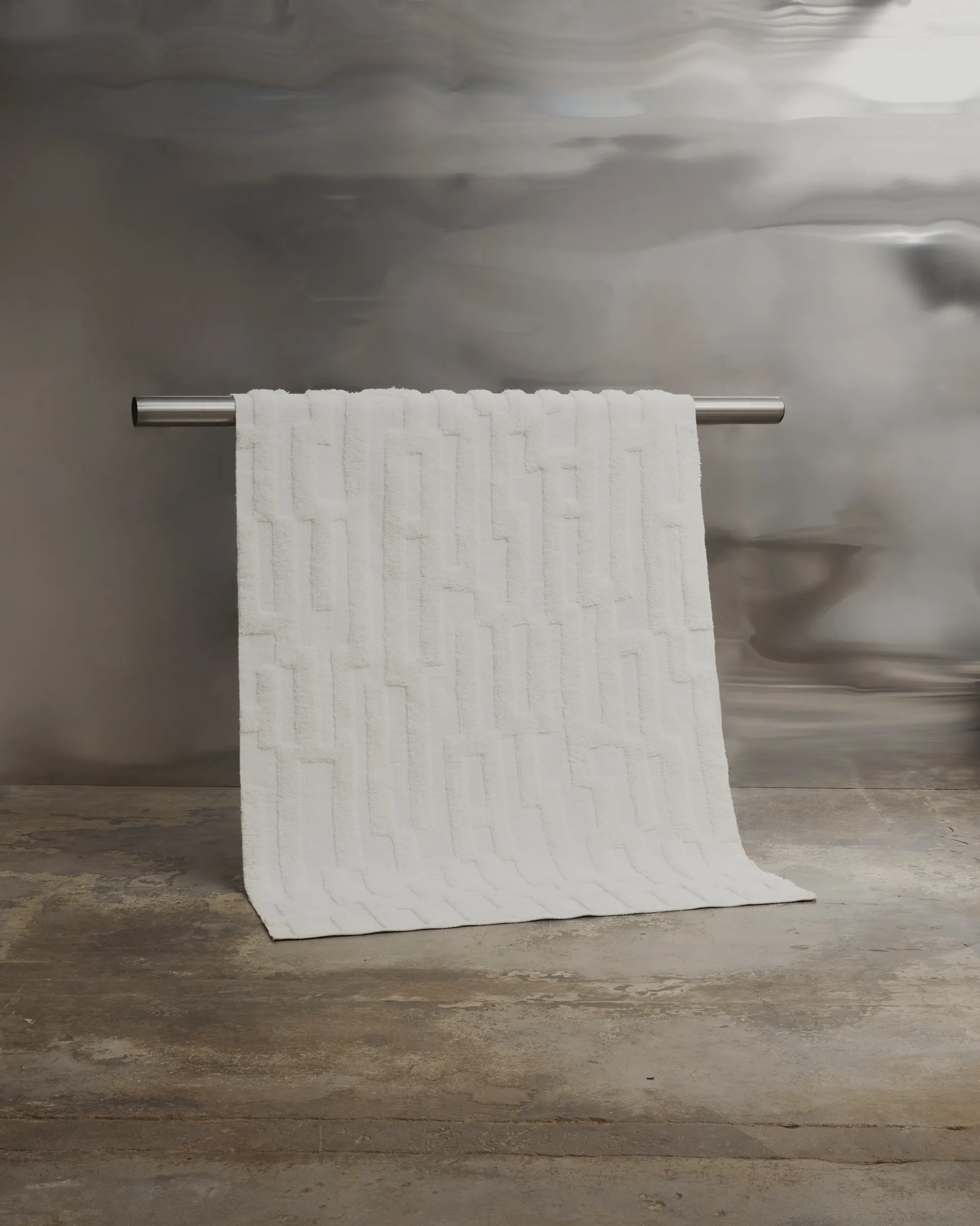 Bielke ullmatta 200x300 cm, Offwhite Tinted