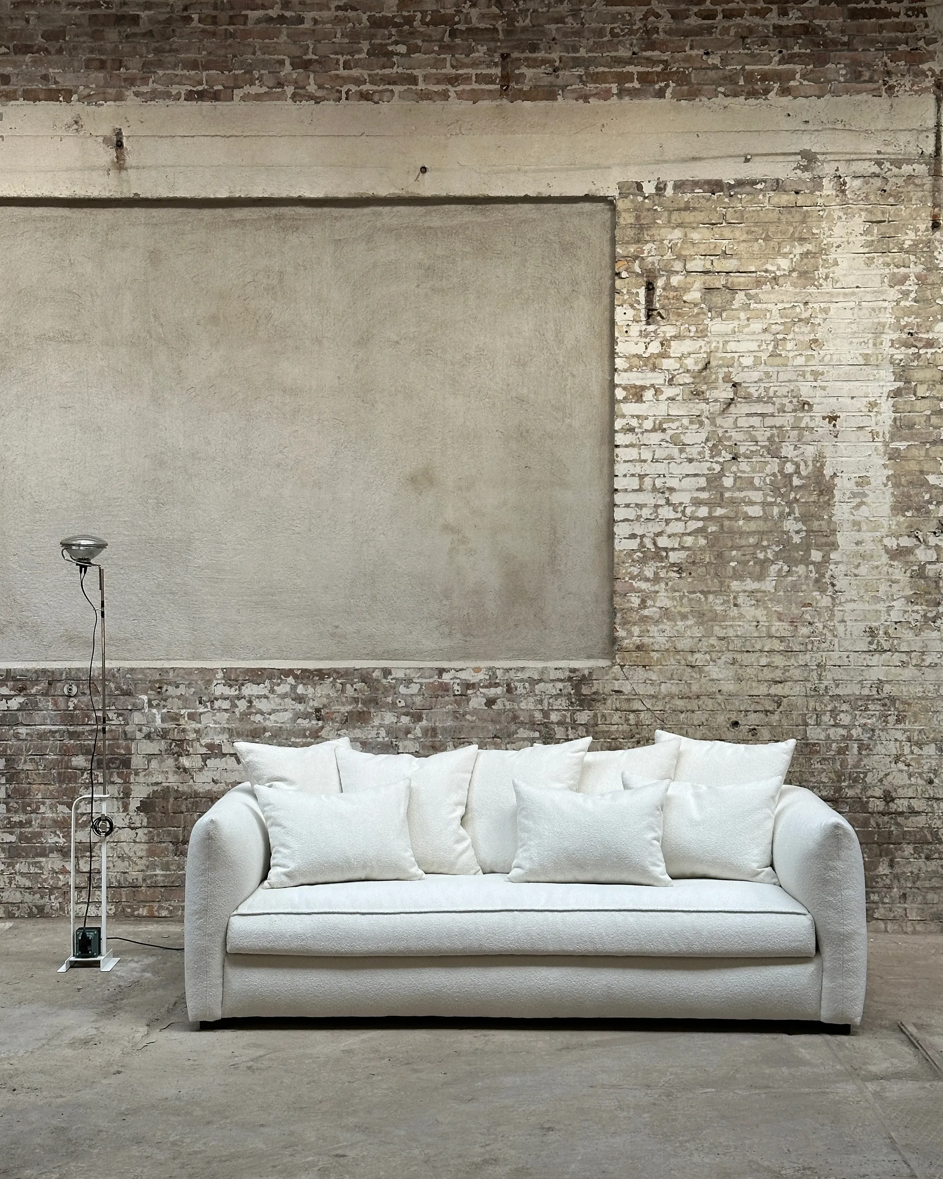 Cornell soffa, Bouclé off white Tinted