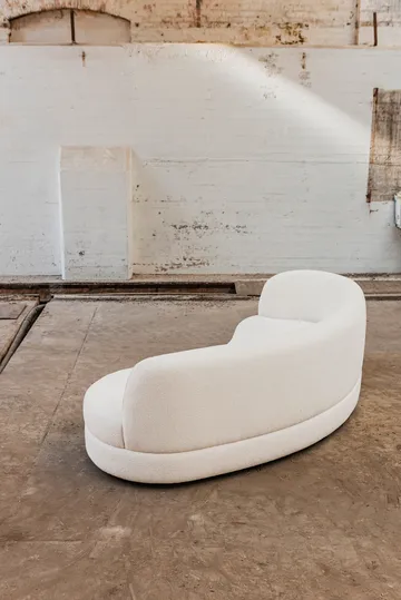 Delon soffa - Bouclé off-white - Tinted