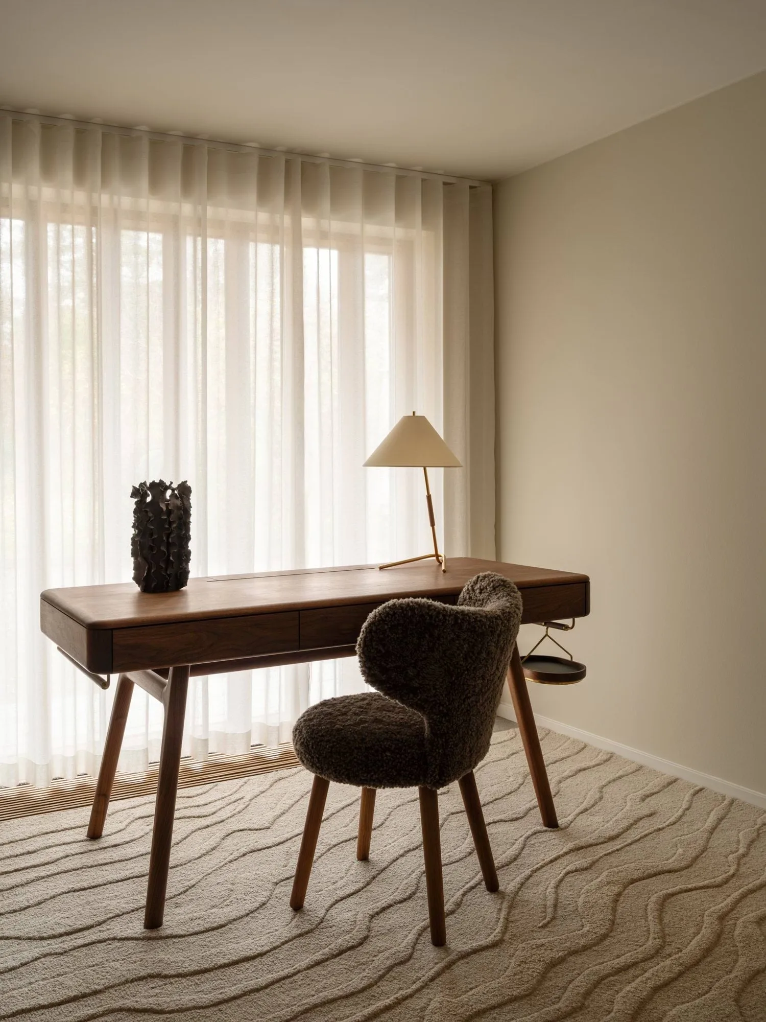 Duvell ullmatta, Beige, 200x300 cm Tinted