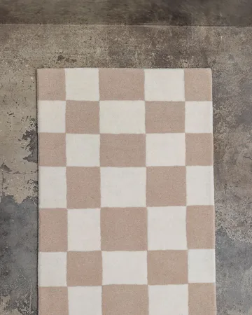 Hafstrom gångmatta ull 80x350 cm - Beige-white - Tinted