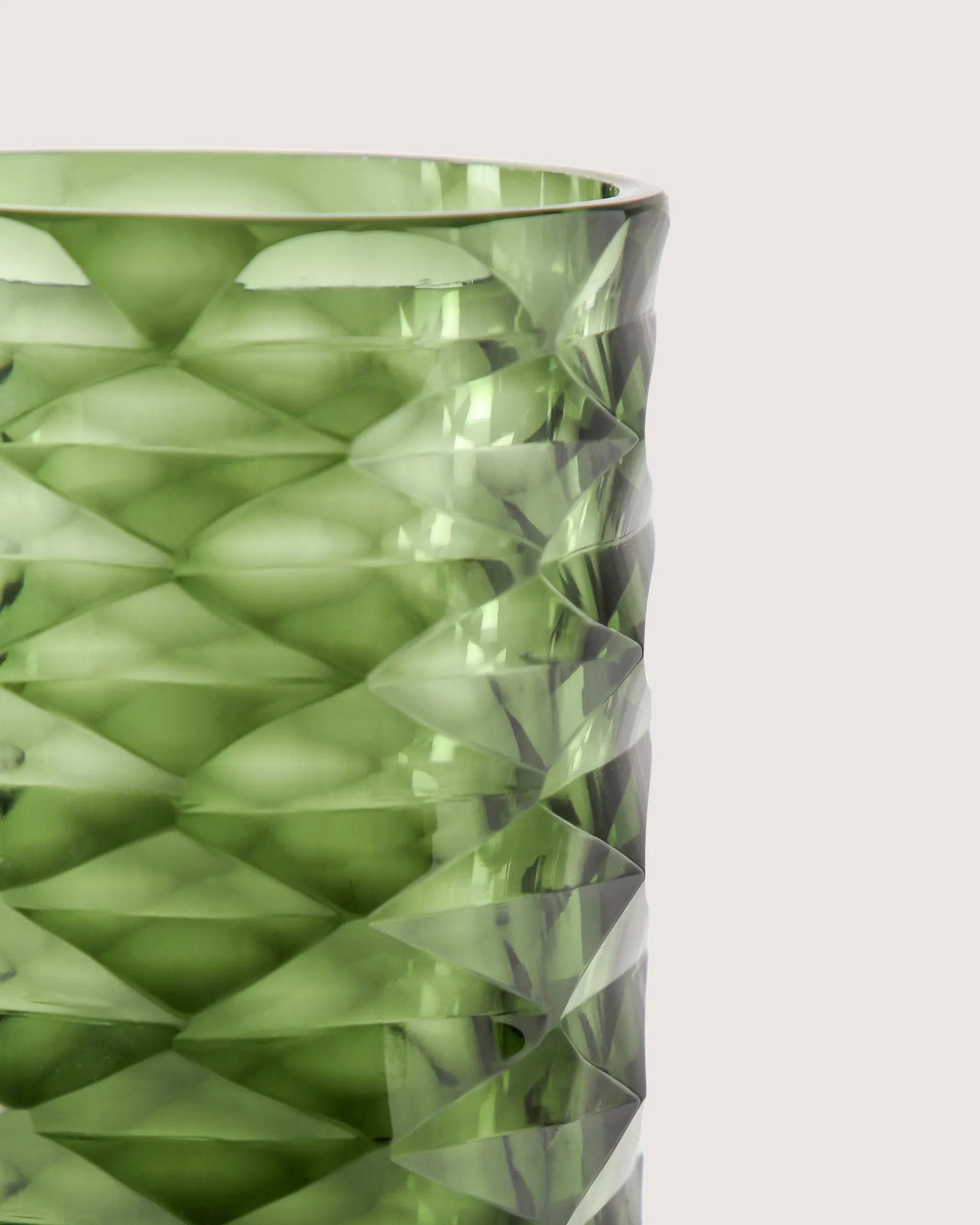 Hoijer vas Ø10x29 cm, Green Tinted