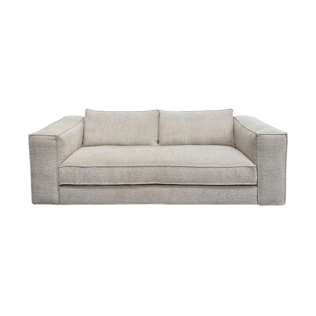 Klinge soffa, Bouclé soft sand Tinted