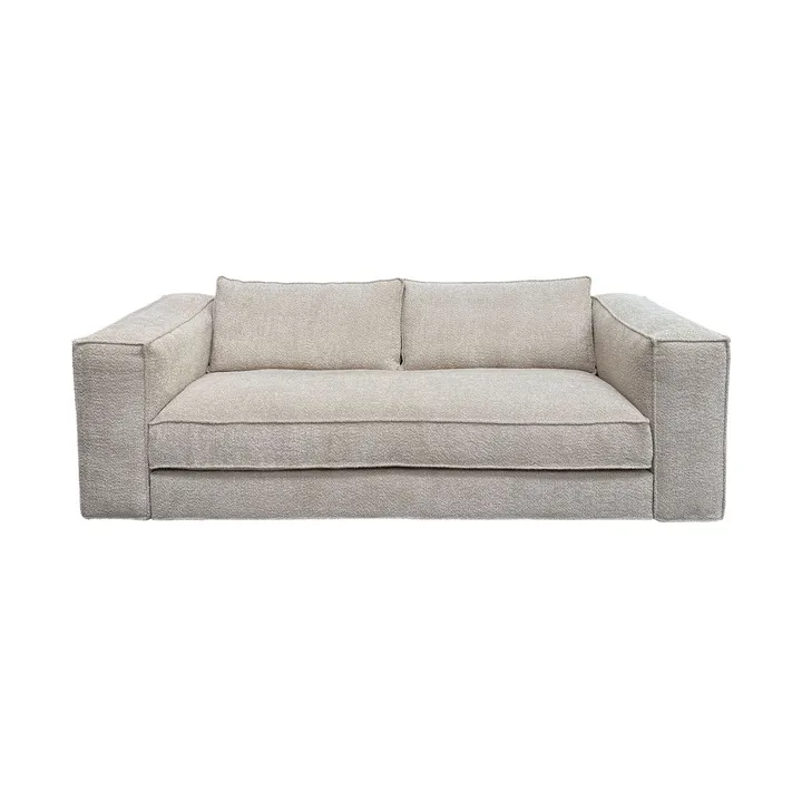 Klinge soffa - Bouclé soft sand - Tinted