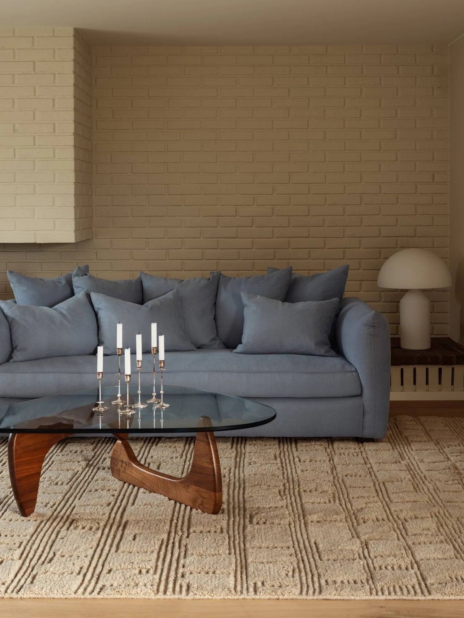Lydahl ullmatta, Beige, 250x350 cm Tinted