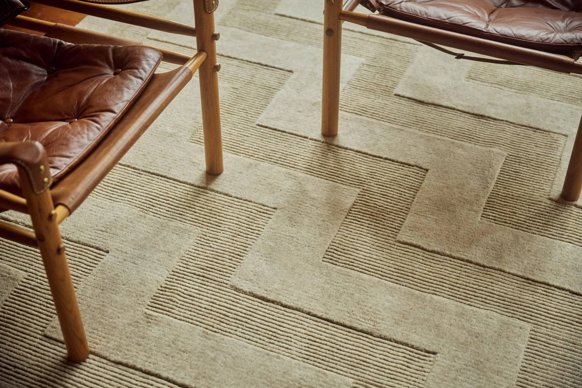 Valmont ullmatta, Beige-melange, 250x350 cm Tinted